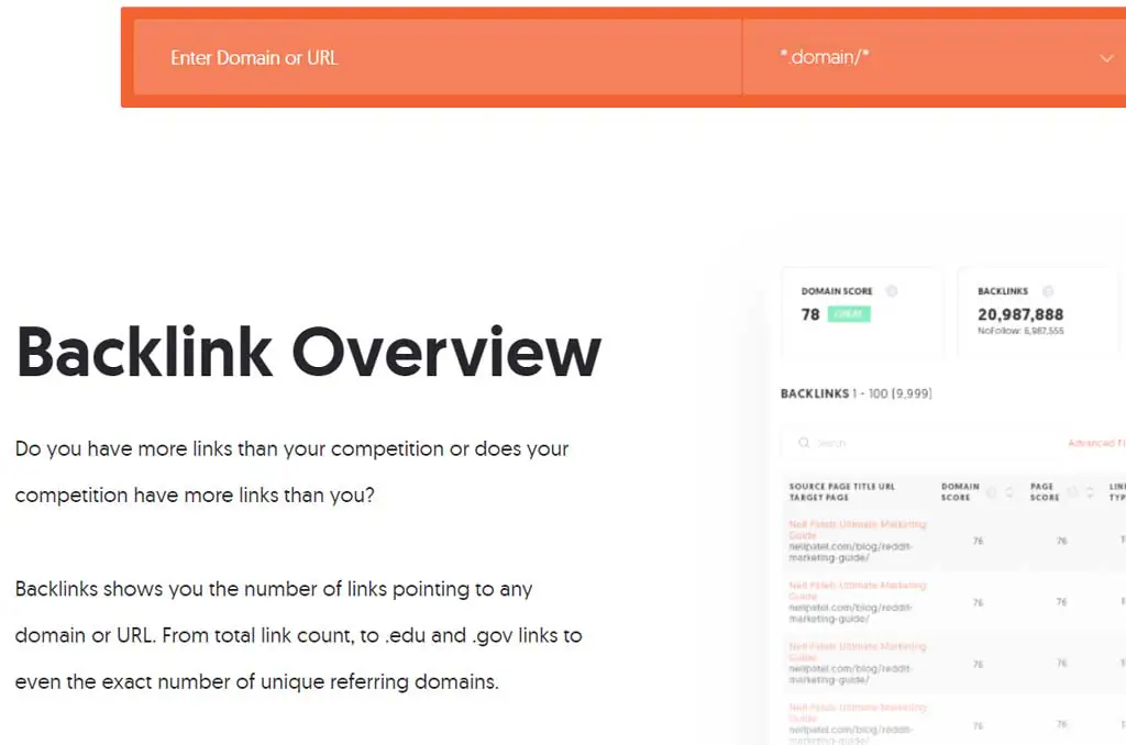 uber suggest backlink