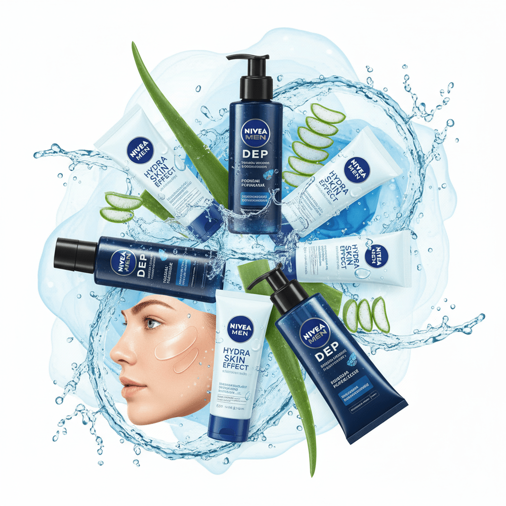 Nivea face wash products