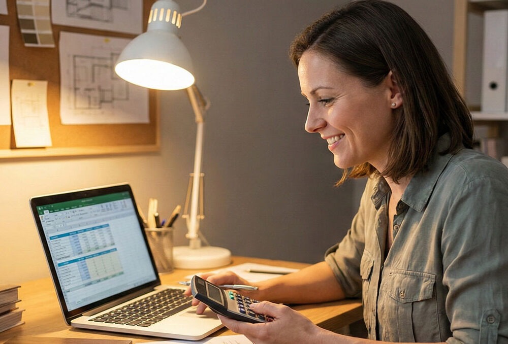 digital budget spreadsheet