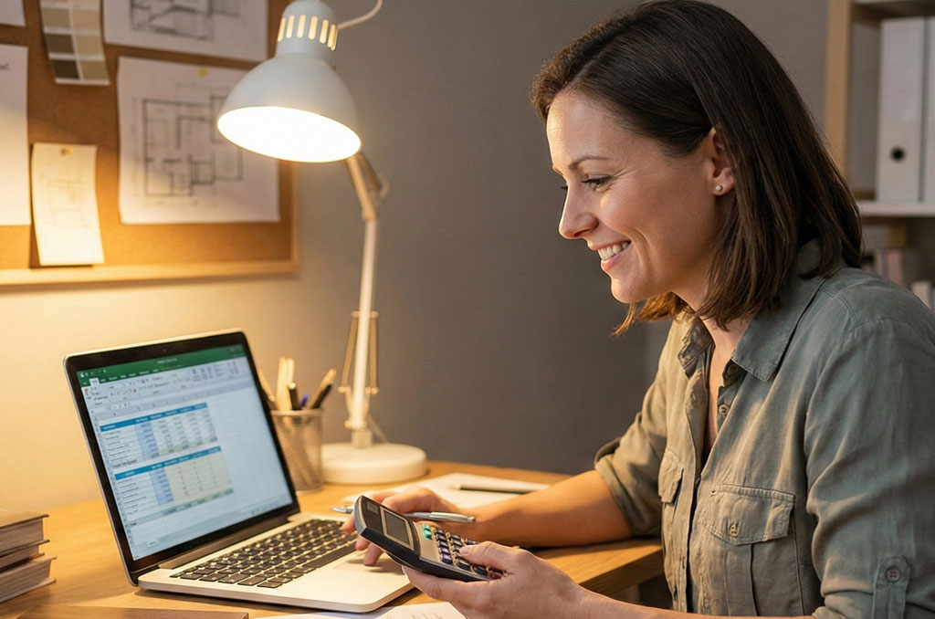 digital budget spreadsheet