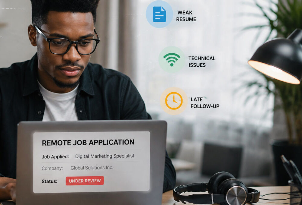remote job application