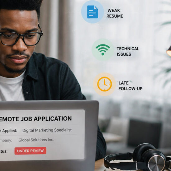 remote job application