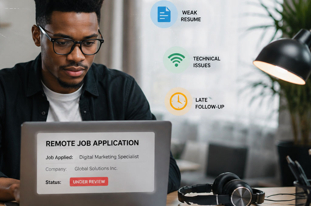 remote job application